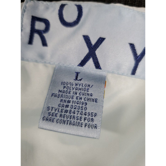 ROXY Womens Hooded PUFFER VEST Black Removable Fur Trimmed Hood Size Large - Picture 10 of 14